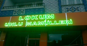 Lokum Unlu Mamülleri Tabela Yapımı