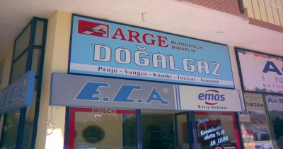 Arge Doğalgaz Tabela